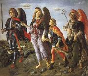 Tobias and the Tree Archangels Francesco Botticini